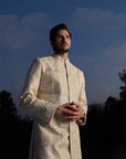 Powder Peach Sherwani Set