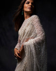 Crystal Pearl Saree