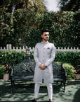 Arctic Pattern Sherwani