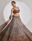 Chocolate Brown Lehenga Set