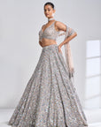 Caramel Sequin Lehenga Set
