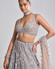Caramel Sequin Lehenga Set