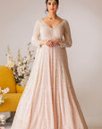 Blush Pink Gown Set