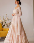 Blush Pink Gown Set