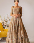 Gold Embroidered Lehenga Set