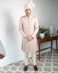 Pale Patterned Sherwani