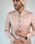 Pale Patterned Sherwani
