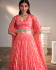 Pink Rose Lehenga