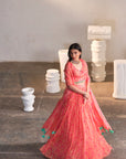 Pink Rose Lehenga