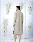 Ivory Sequin Sherwani Set