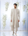 Ivory Sequin Sherwani Set