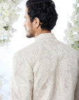 Ivory Sequin Sherwani Set