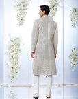 Powder Peach Sherwani Set