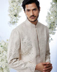 Powder Peach Sherwani Set