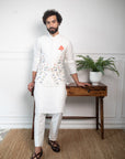 Vivid Floral Nehru Jacket Set