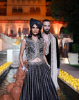 Amer Waiscoat Lehenga Set