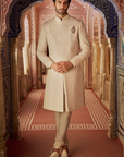 Champagne Gold Sherwani Set