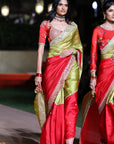 Surkh Laal Saree Set