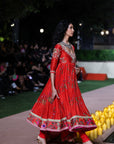 Surkh Laal Anarkali set