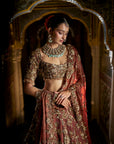 Bronze Gold Lehenga Set