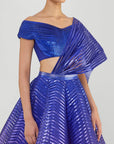 Metallic Ombre Skirt And Top - Cosmos