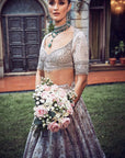 The Wanderlust Starlight Masai Lehenga