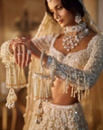 Nude Pearl Lehenga Set