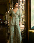 Sage Green Sharara Set