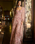 Dusty Rose Sharara Set