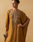 Mustard Kaftan With Palazzo Set