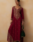 Maroon Kaftan