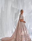 Alyssa Shimmer Tulle Bridal Lehenga Set