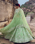 Green Naina Lehenga Set