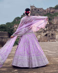 Lavender Jiya Lehenga Set