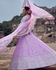 Lavender Jiya Lehenga Set