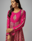 Golconda Ishanya Anarkali Jacket Set with Dupatta - Ready to Ship