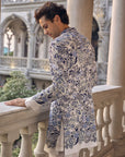 Indigo Sherwani Set