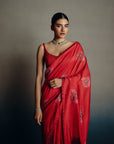 Ruby Rouge Banarasi Saree