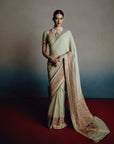 Pistachio Eden Saree