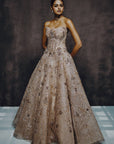 Golden Reverie Ball Gown
