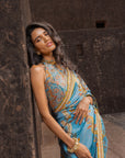 Classic Printed Saree Set