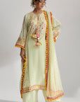 Nishika Long Kurta With Palazzo -Saachi Bhasin