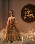 Zard Sitara Lehenga