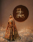 Zard Sitara Lehenga