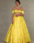 Lemon Yellow Juhi Skirt Set- Ready To Ship