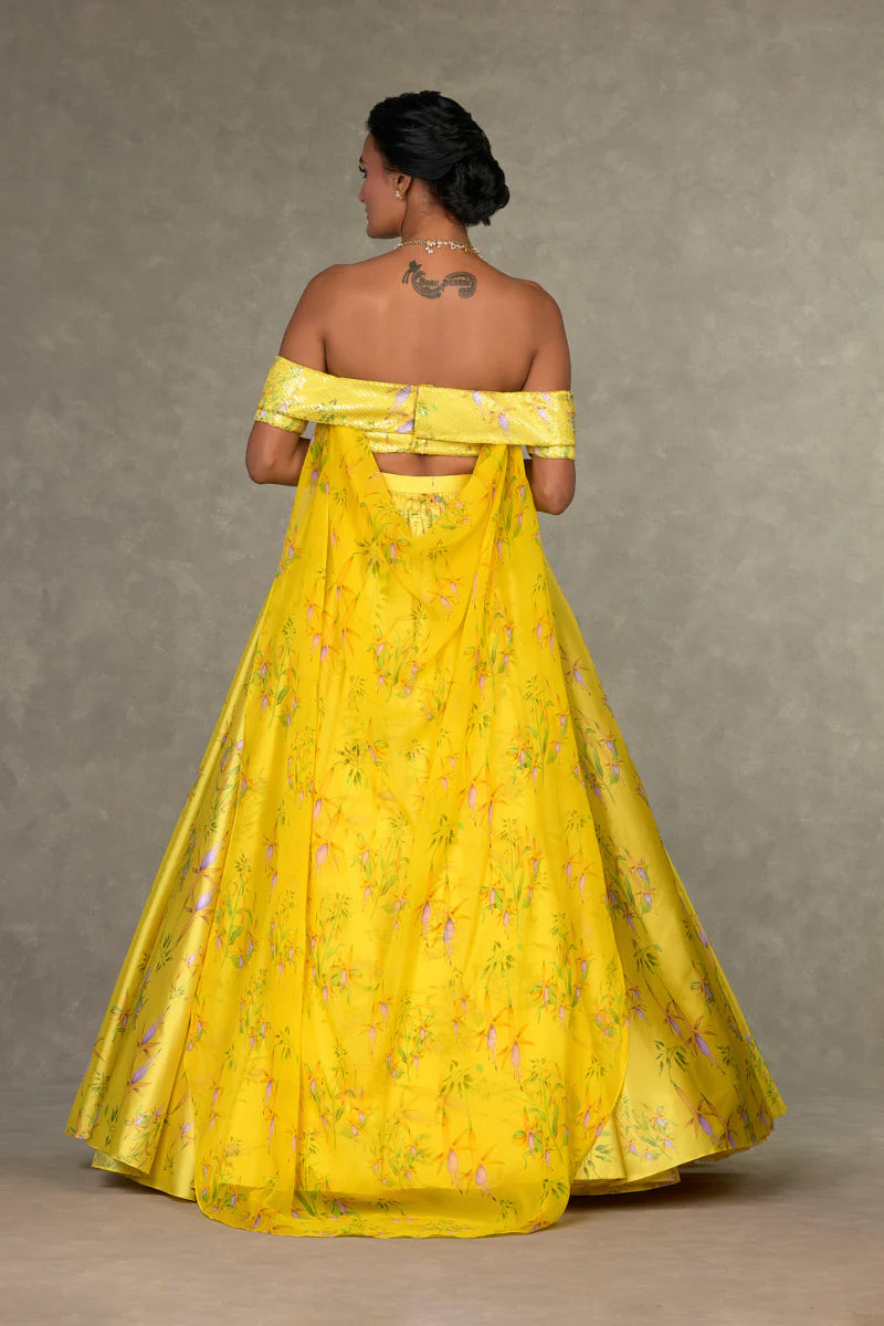 Lemon Yellow Juhi Skirt Set- Ready To Ship