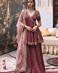 Vedi Peplum Sharara Set