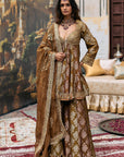 Shriphal Peplum Sharara Set
