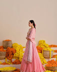 Rose Pink Lehenga Set