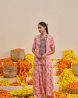 Rose Pink Kurta – Cape Set